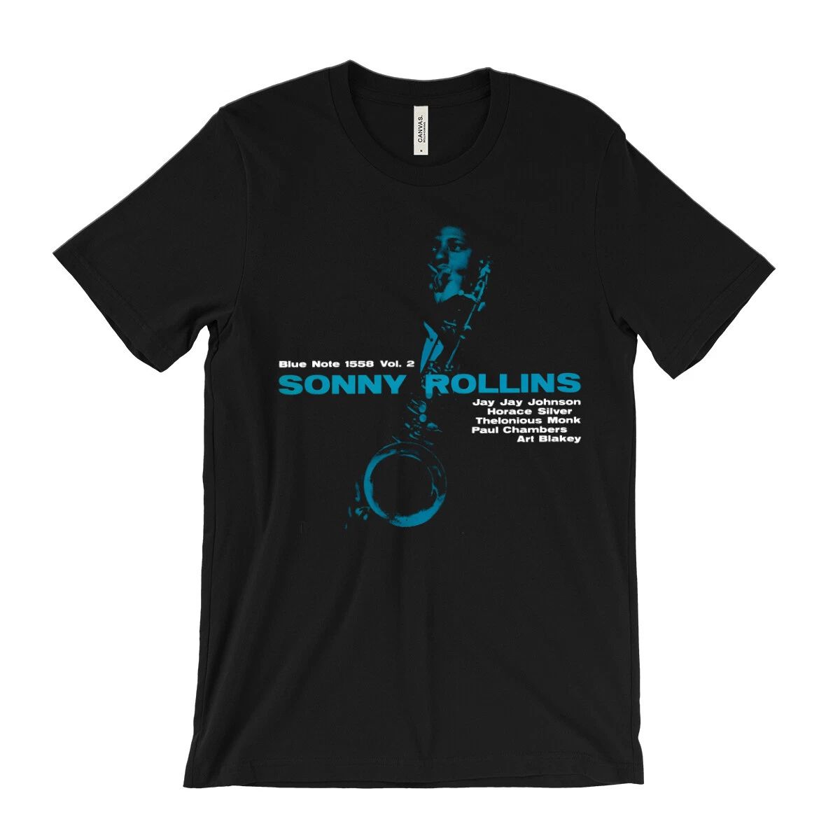 Sonny Rollins T-Shirt - Thelonious Monk - Blue Note -Classic Jazz Musicians