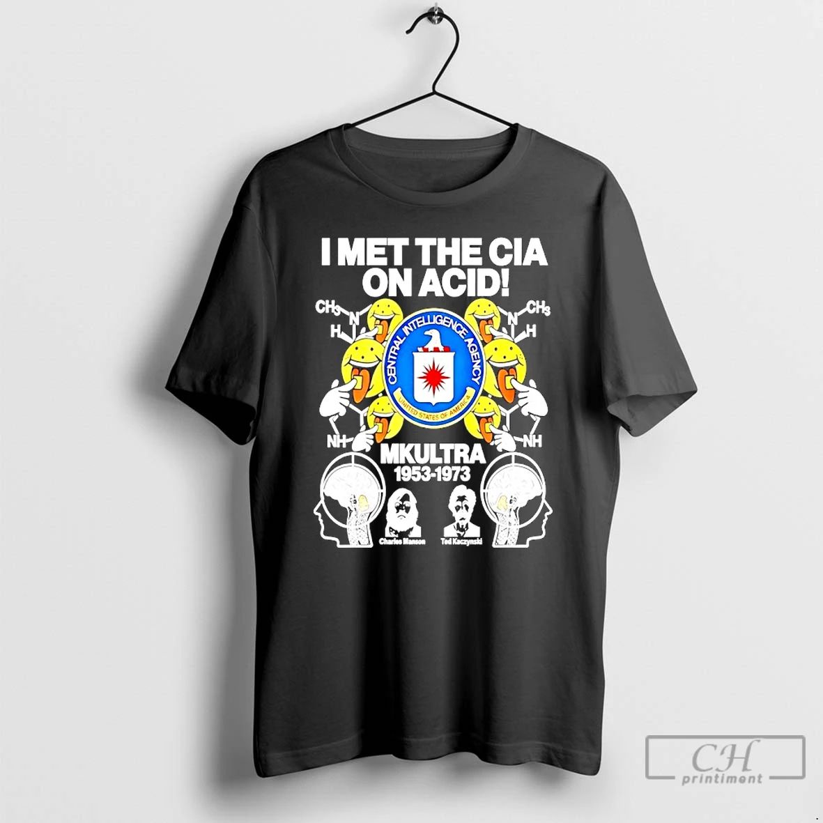 Classic I Met The Cia On Acid Mkultra Central Intelligence Agency T Shirts