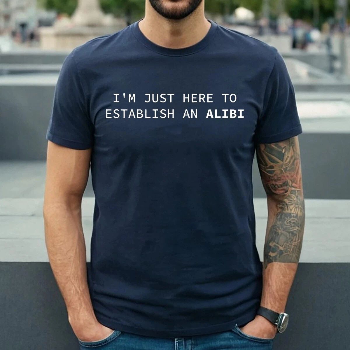 I'M JUST HERE  | FUNNY GEEK NERD | SARCASTIC BOY | JOKE | MEN'S T-SHIRT TEE TOP