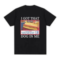 Funny Kirkland Hot Dog Short Sleeve I Got That Dog in Me Costco Graphic T Shirt