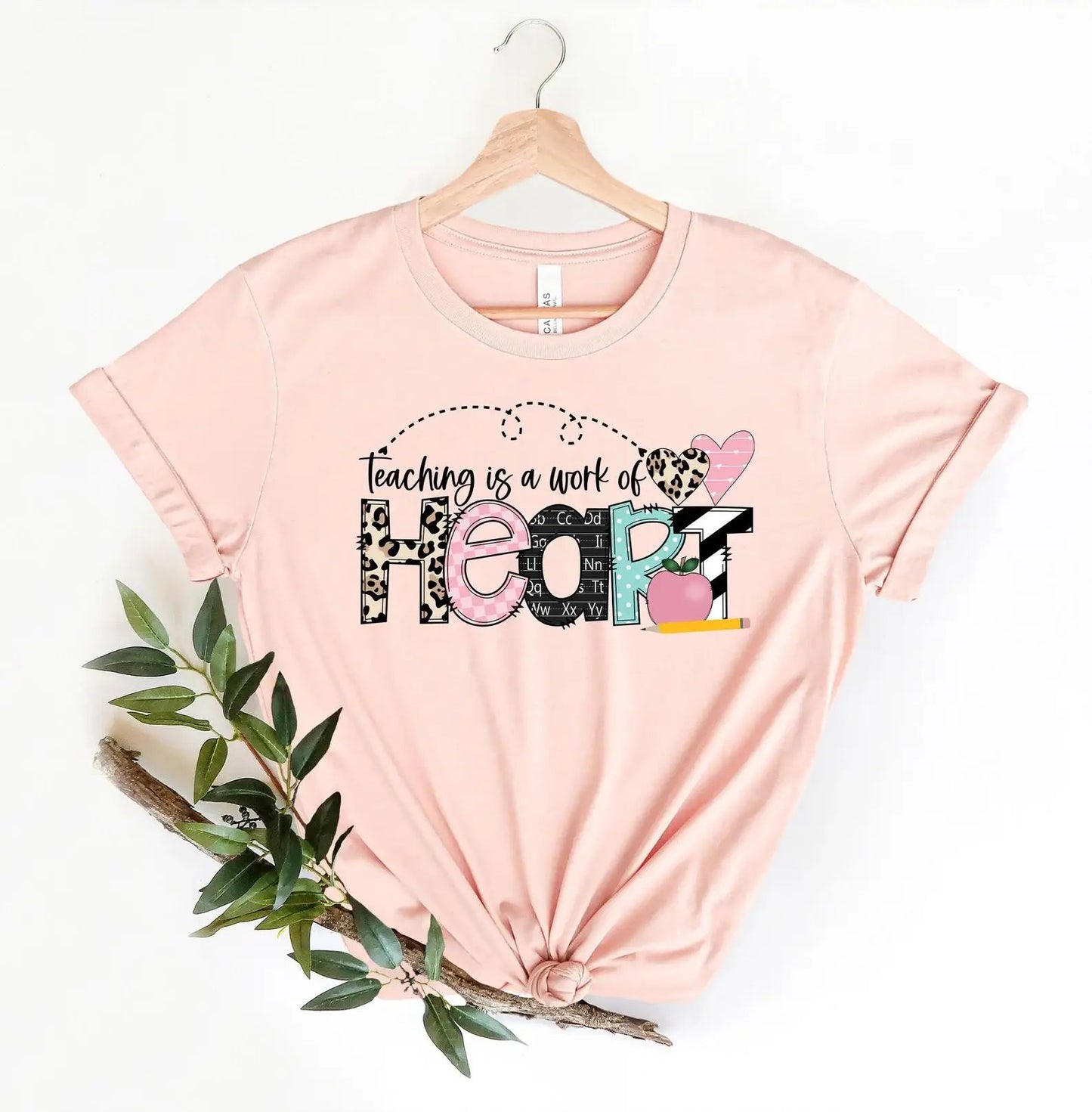 Teacher Is A Work of Heart T-Shirt