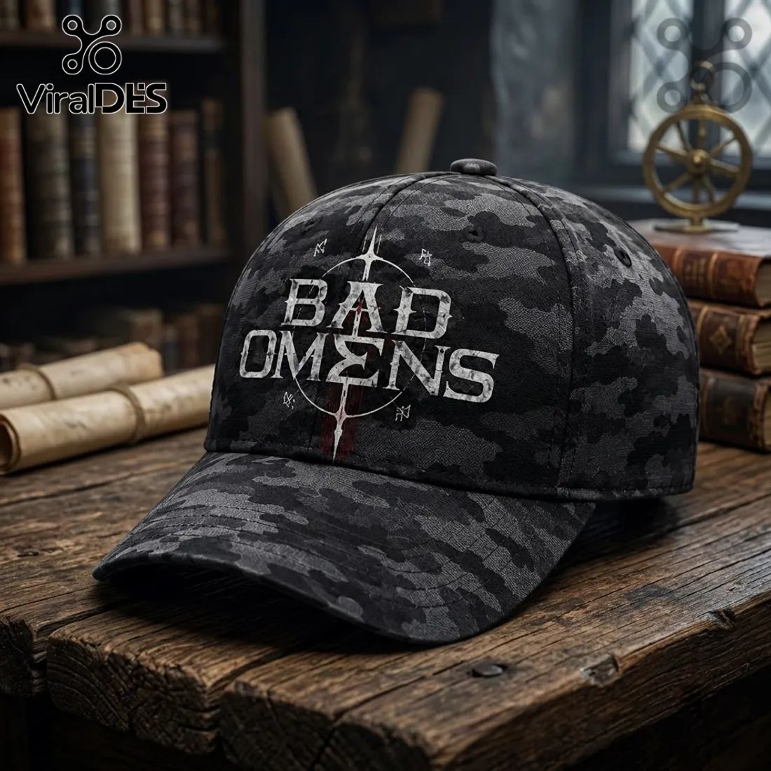 Bad Omens Dark Omen Camo Baseball Cap