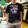 Charlie Kirk Shirt, True Patriot 1993-2025 Rip Memorial American Flag