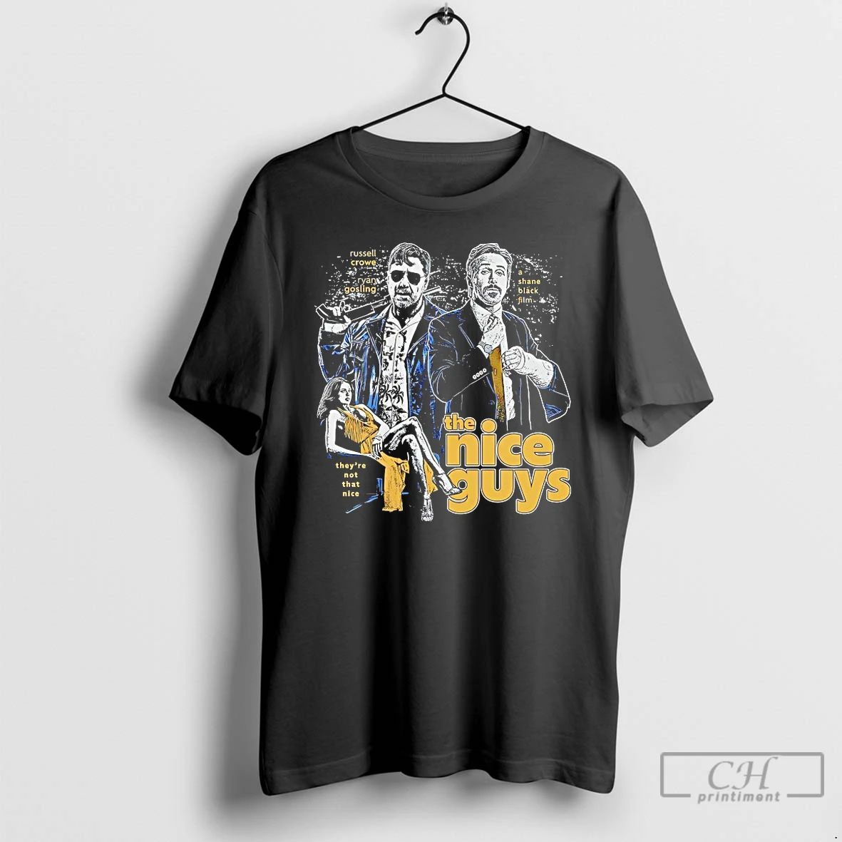 Premium The Nice Guys Russell Crowe Ryan Gosling A Shane Black Film T Shirts