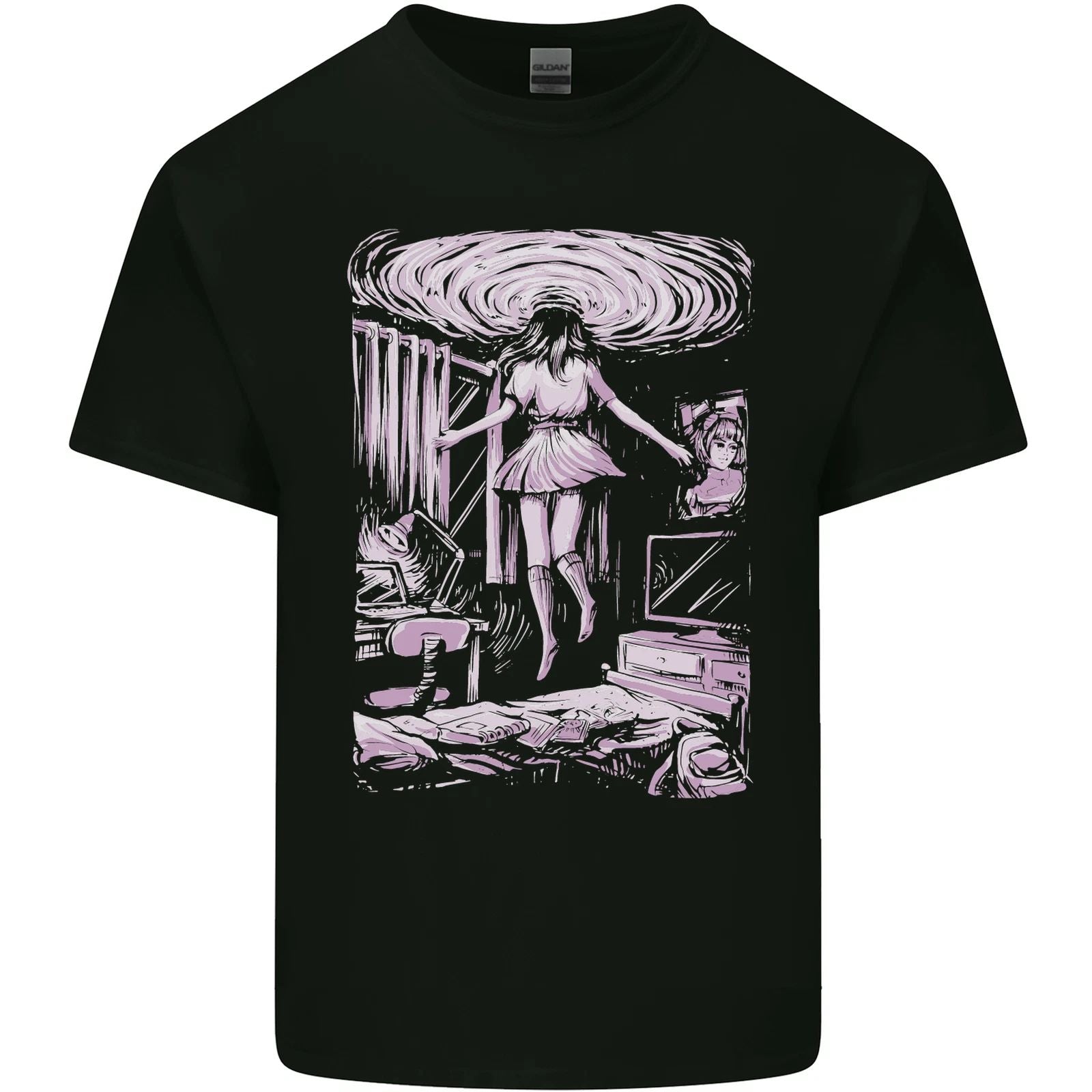 Multiverse 3rd Dimension SCI-FI Universe Mens Light Cotton T-Shirt