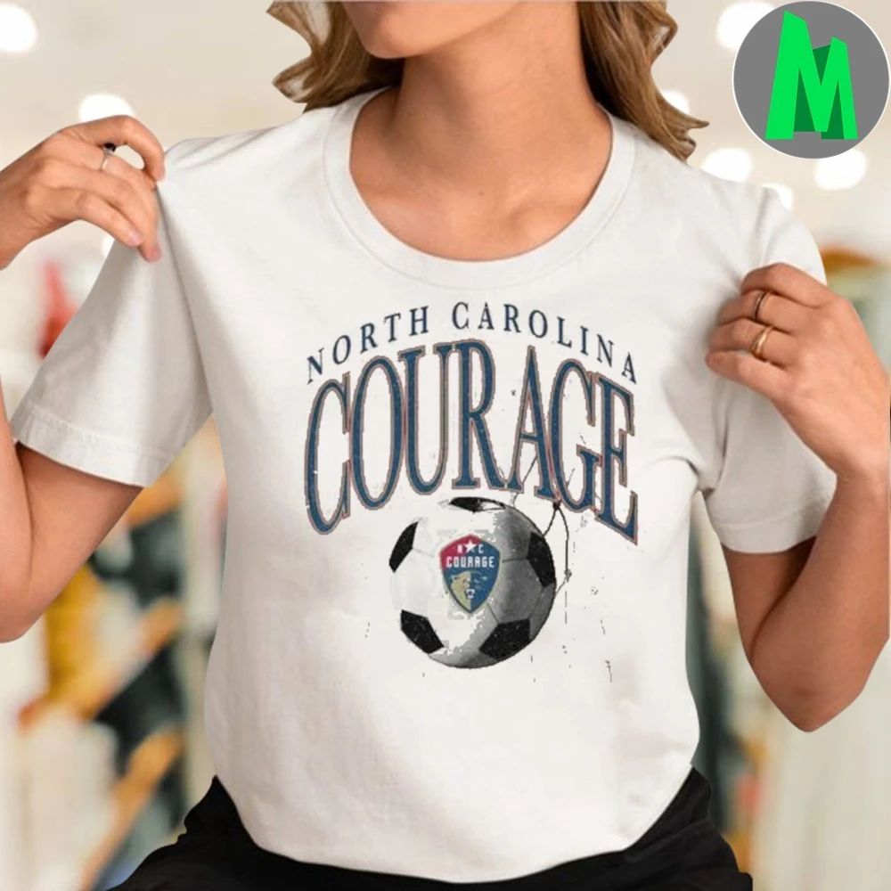 NWSL NC Courage Heavyweight Logo T-Shirt