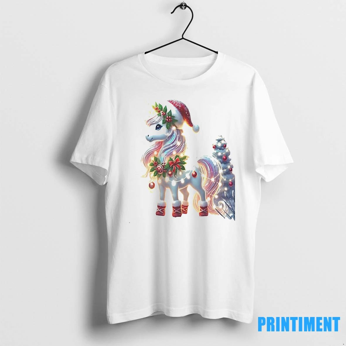 Unicorn Wonderland Lights Magic Christmas Tshirts Sweater