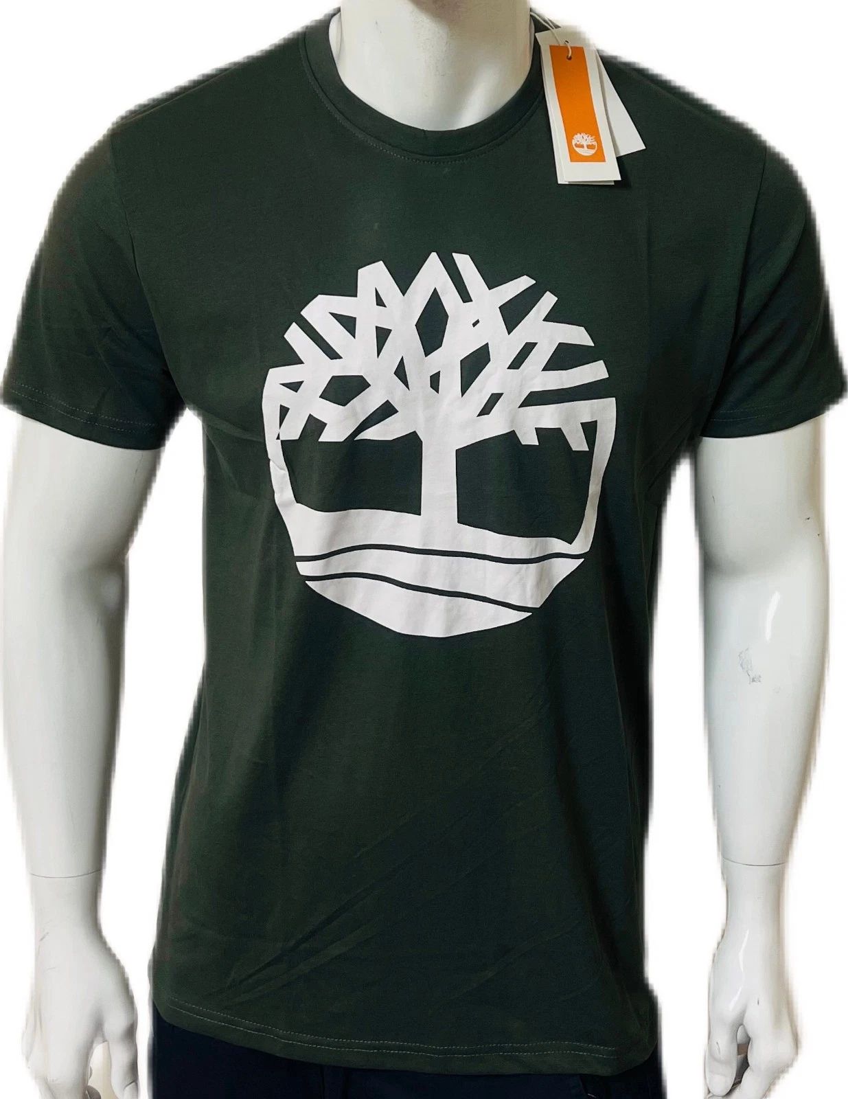 TIMBERLAND BRAND NEW SHORT SLEEVE CREW NECK BIG LOGO T-SHIRT