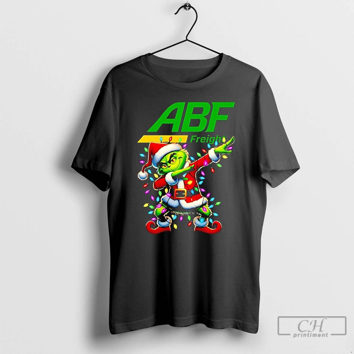 Classic Santa Grinch Dabbing Abf Christmas Light T Shirts
