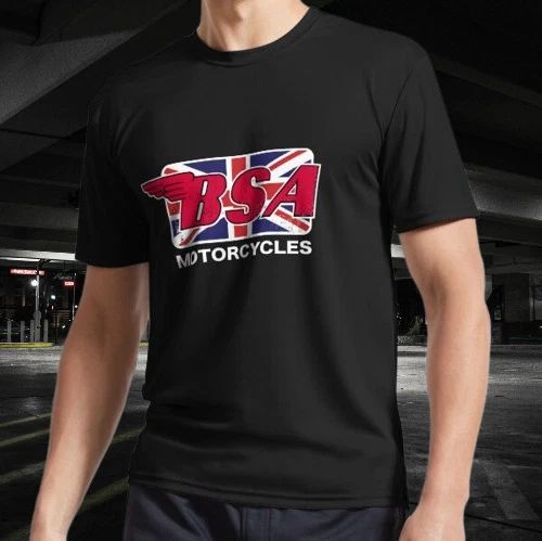 BSA Montor Logo T-Shirt Funny Logo American Men's T-Shirt