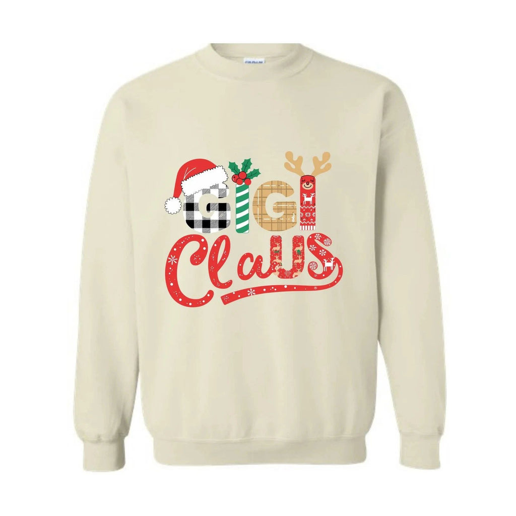 Gigi Claus Sweatshirt, Santa Claus Hoodie, Cute Gigi Hoodie, Grandma Hoodie, Fun