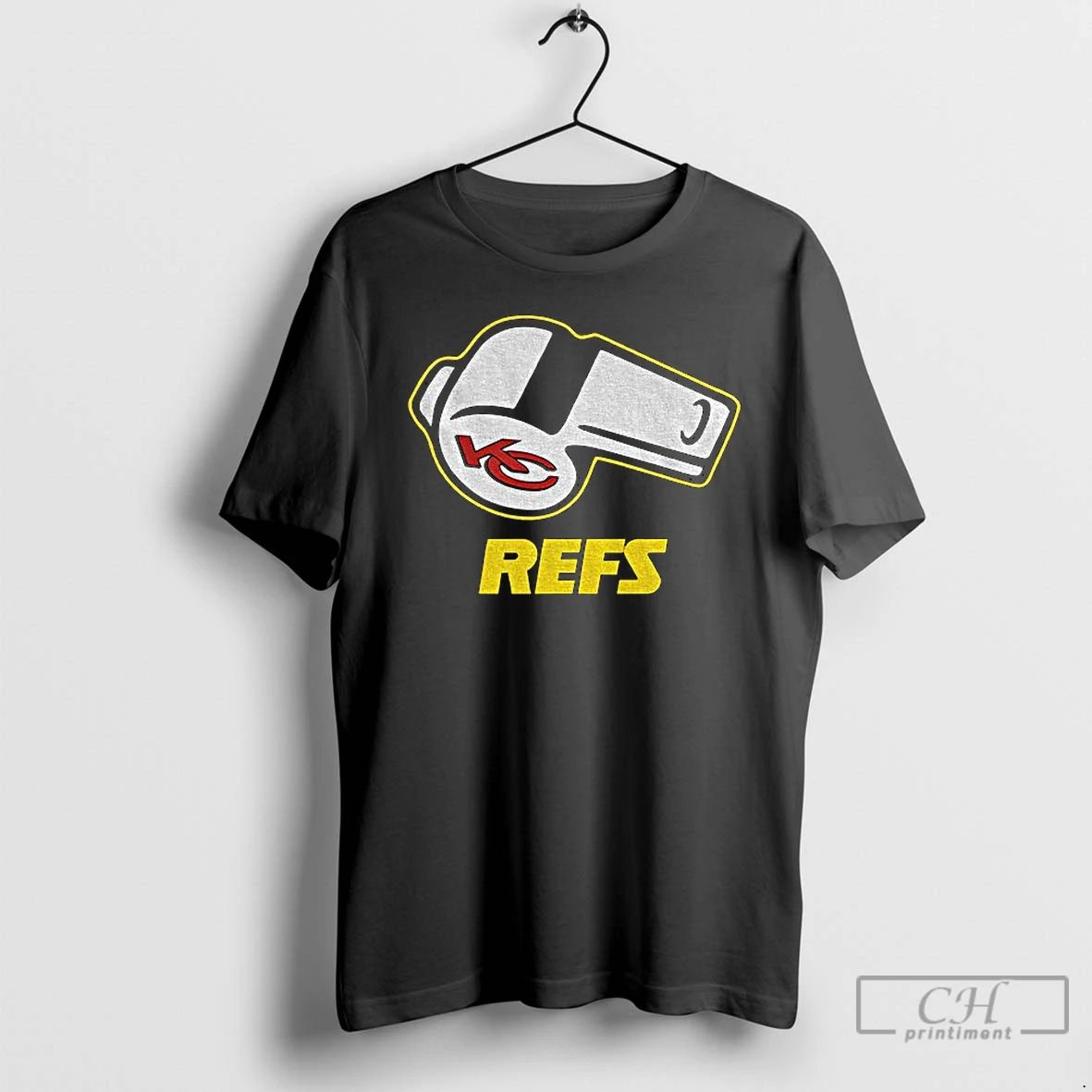 Premium Kansas City Chiefs Refs Referee 12th Man Refs Whistle T Shirts