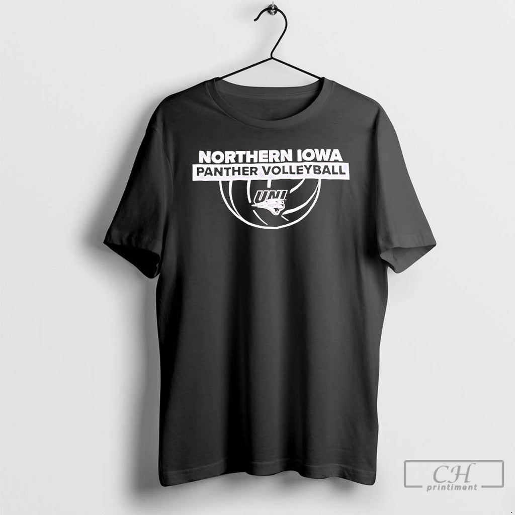Premium Northern Iowa Panther Volleyball Team Uni Logo T Shirts