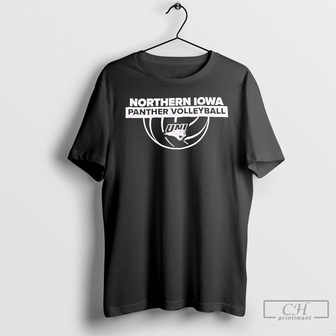 Premium Northern Iowa Panther Volleyball Team Uni Logo T Shirts