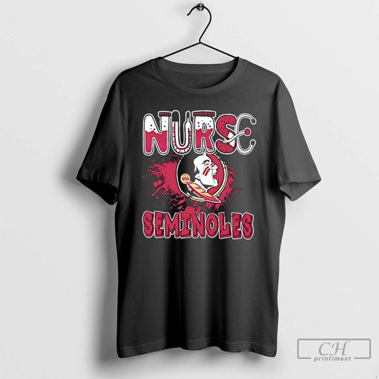 Classic Nurse X Florida State Seminoles Football T Shirts