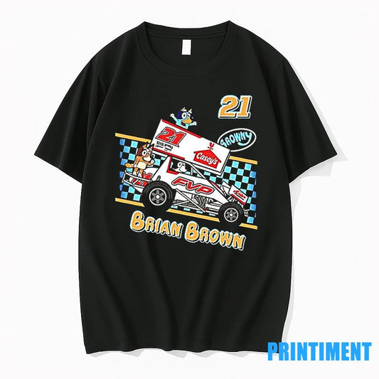 Bluey Brian Brown Caseys Fvp Racing 21 Tshirts Sweater