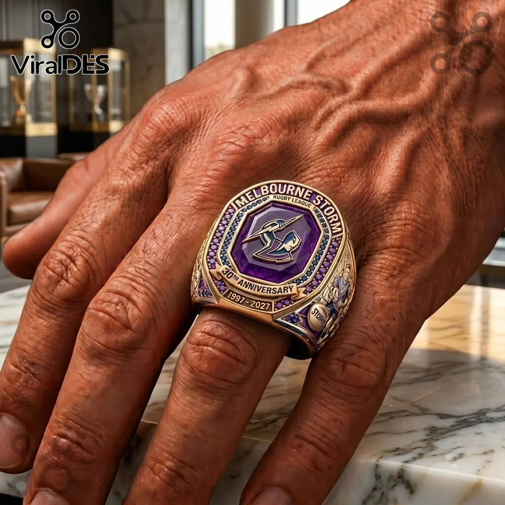 Melbourne Storm 30th Anniversary Commemorative Ring