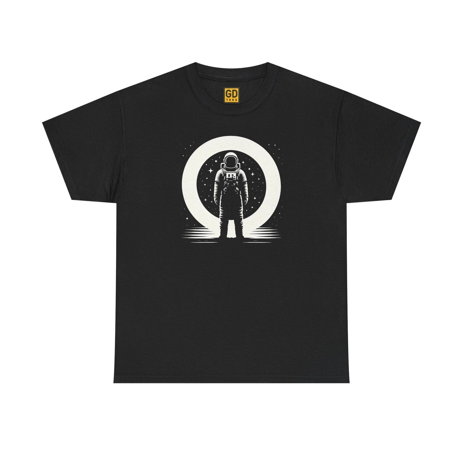 Astronaut Universe Heavy Cotton Tee, Space Lover Gift, Unisex T-Shirt, Galaxy