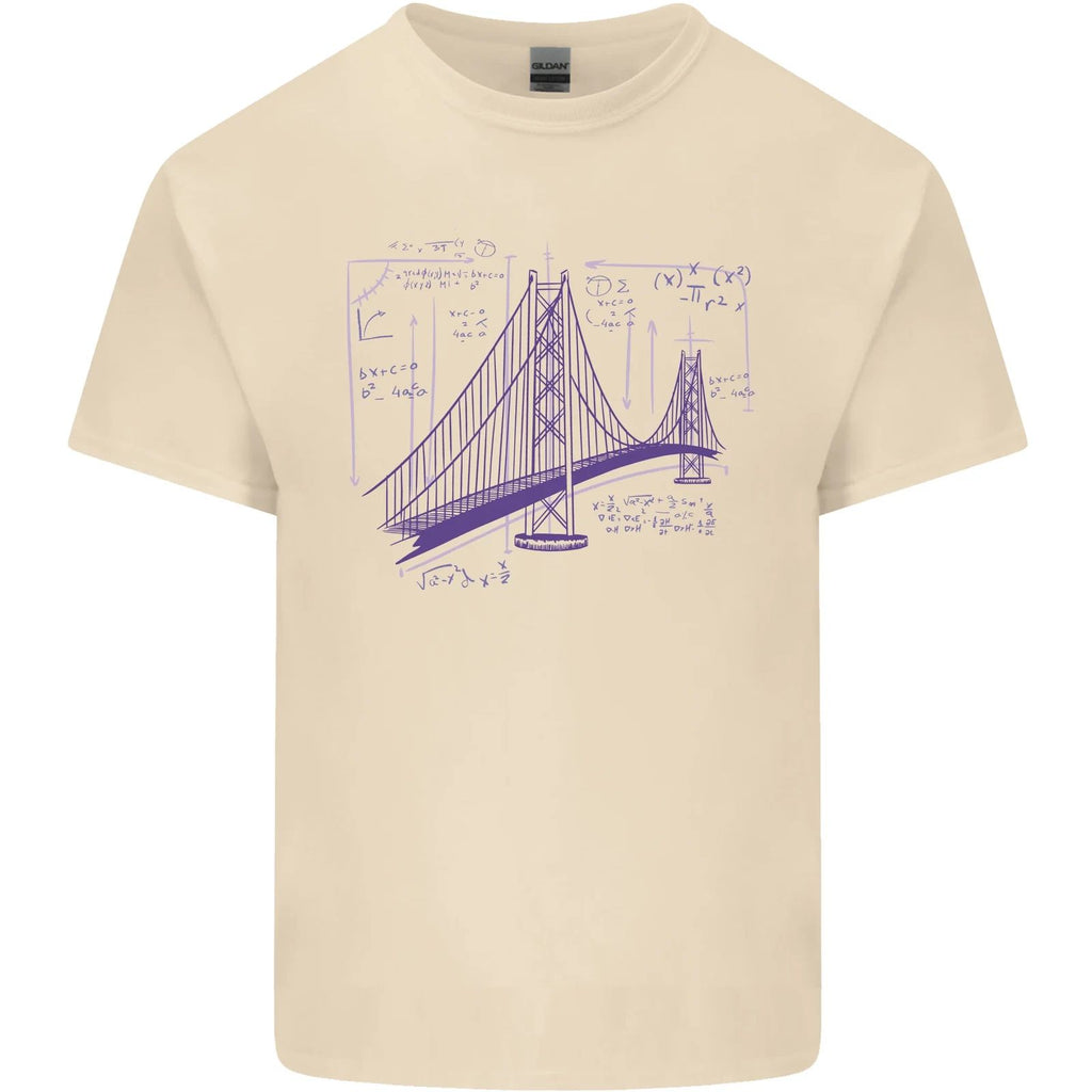 Bridge Equation Physics Maths Geek Mens Cotton T-Shirt Tee Top