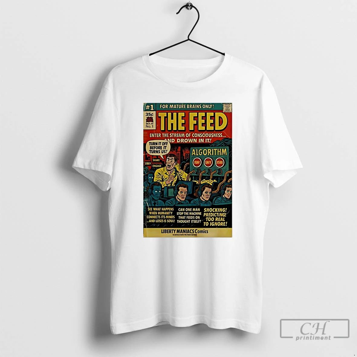 Classic The Feed Enter The Stream Of Consciousness And Drown In It T Shirts