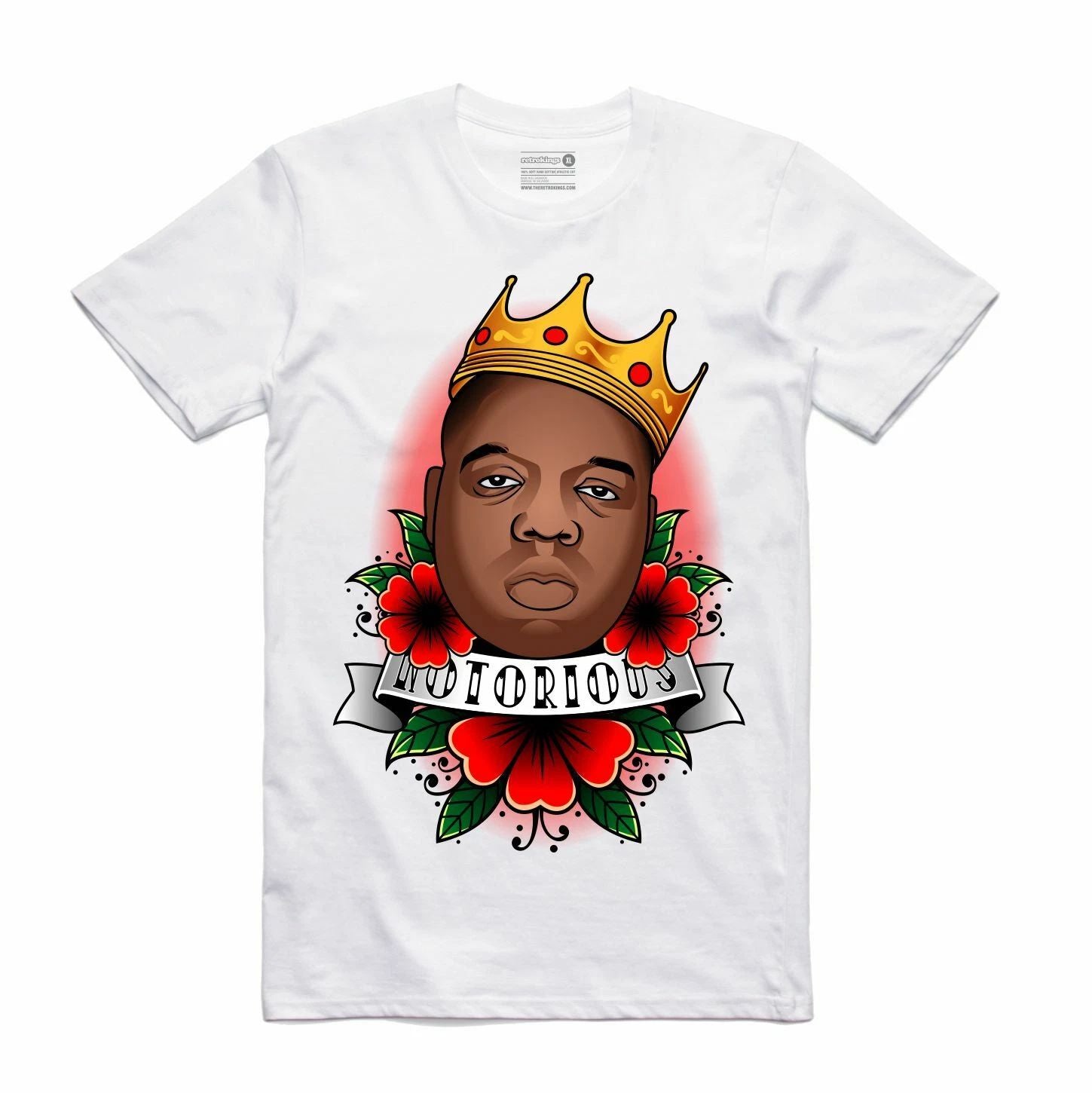 NEW Streetwear on Demand MEMORIAL NOTORIOUS WHITE Tee Shirt SMALL-3XLARGE