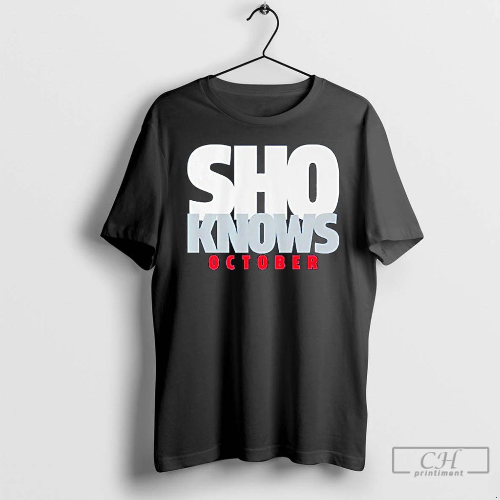Classic Shohei Ohtani Mlb Los Angeles Dodgers Sho Knows October Ornaments T Shirts