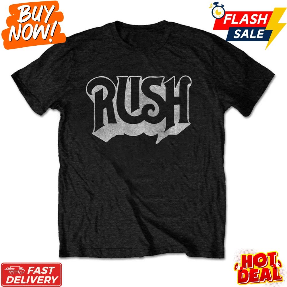 Rush Inspired Band Logo Tribute T-Shirt Rock Music Fan Graphic Tee Unisex S-5XL.