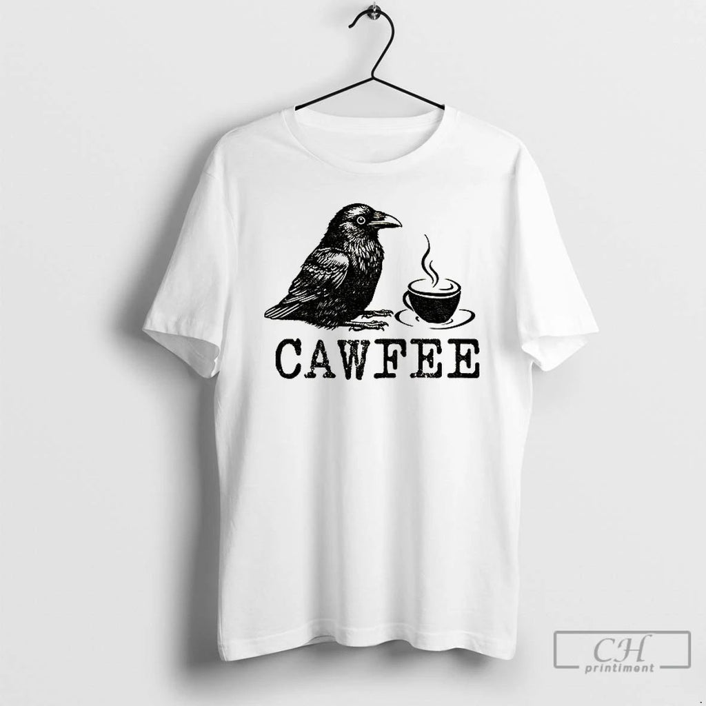 Classic Crow Cawfee Funny Japan Meme F Caw F T Shirts