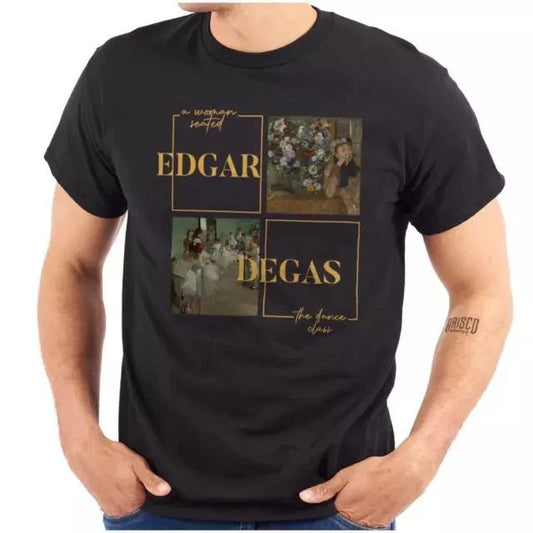 Popular! Edgar Degas Modern Art Paintings Da Cotton Tee S-3XL Australia