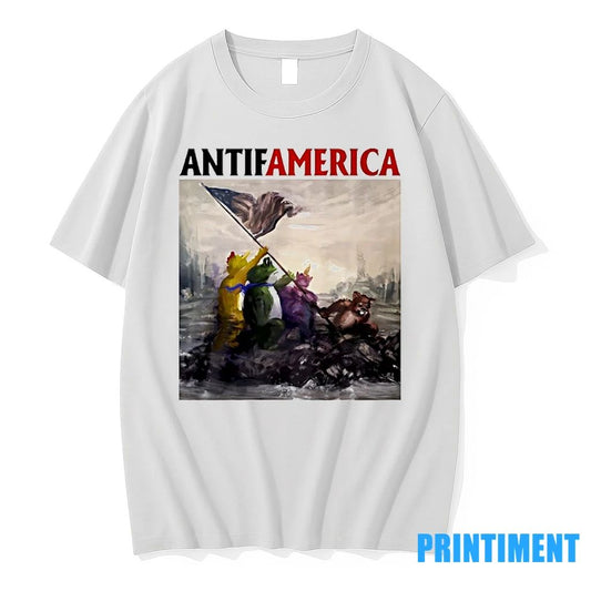 Portland Frog Antifamerica Comic Tshirts Sweater