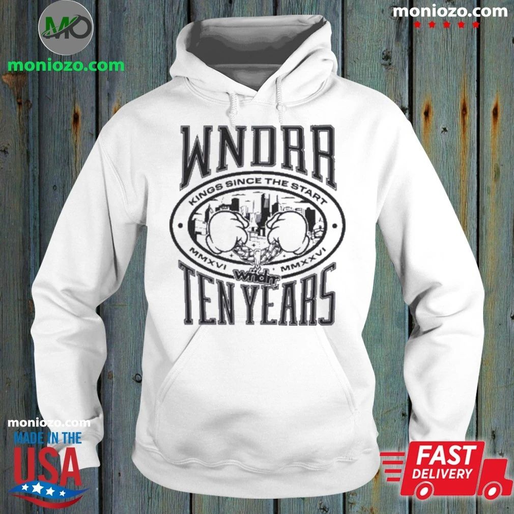Original Wndrr Merch Store Decade Box Fit Shirt