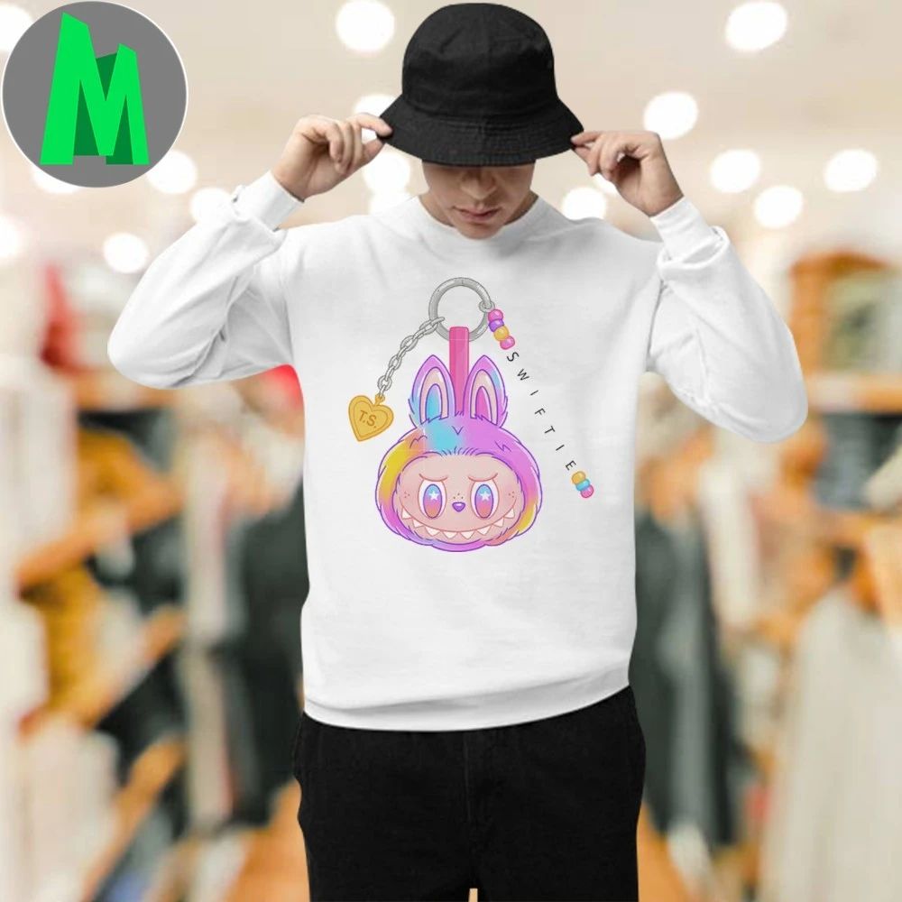 Labubu face swiftie gradient keychain Shirt