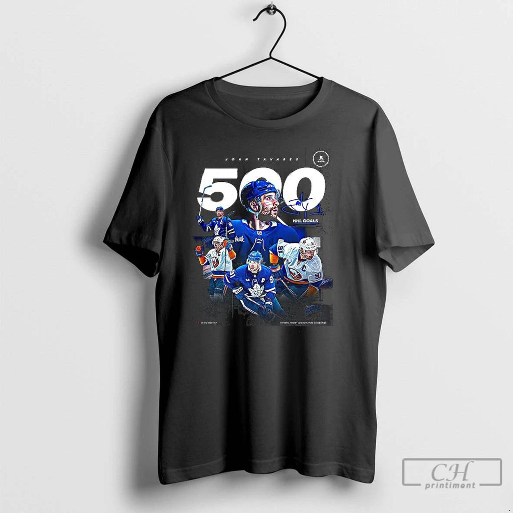 Classic Toronto Maple Leafs John Tavares Nhl Goal Signature T Shirts
