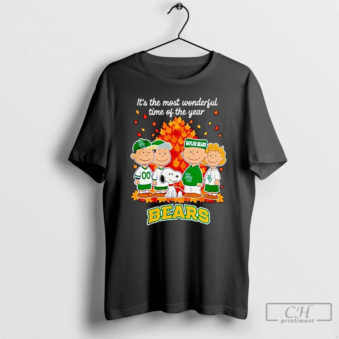 Premium Baylor Bears X Peanuts Its The Most Wonderful Time Of The Year The Fall
