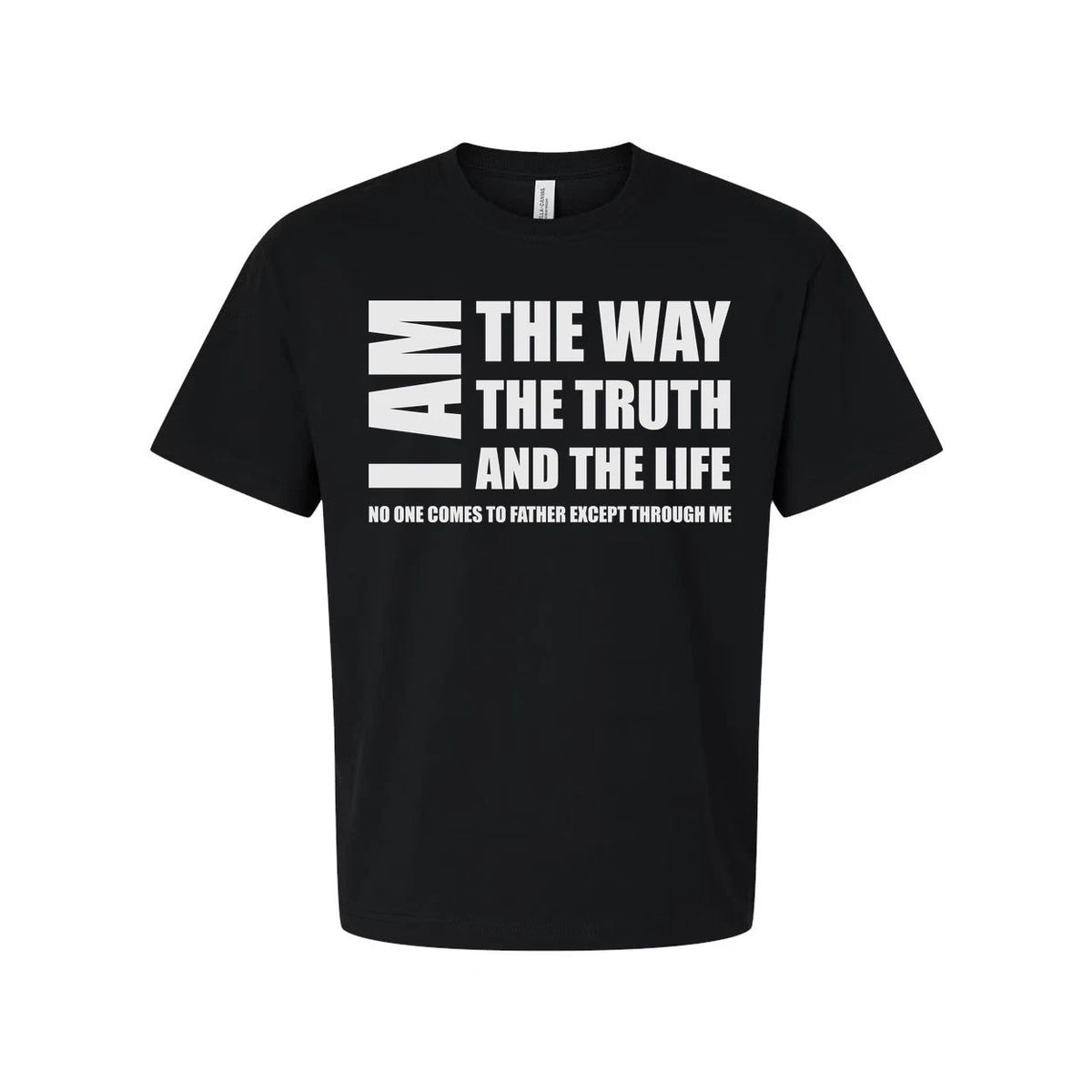 Christian Unisex T Shirt I Am The Way The Truth And The Life Graphic Tee Biblica