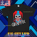 NEW GRAFFIX LOGO T-SHIRT UNISEX FUNNY AMERICAN ALL COLOR VARIANTS SIZE S-5XL