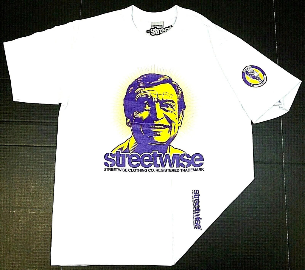 STREETWISE CHICK T-shirt Los Angeles Legend Urban Streetwear Tee Men's White NWT