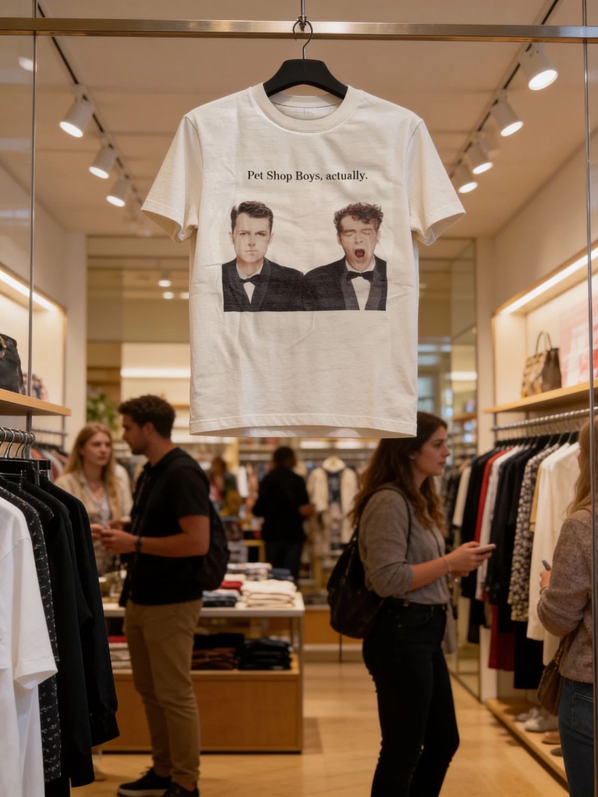 Pet Shop Boys Actually Gift For Fan White All Size Shirt