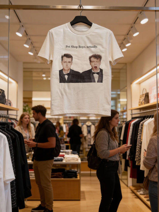Pet Shop Boys Actually Gift For Fan White All Size Shirt
