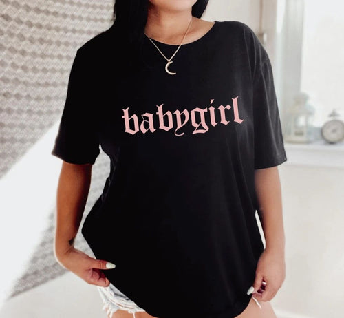 Babygirl Shirt Babygirl Sweatshirt 90s Aesthetic Y2K Clothing Unisex Trendy