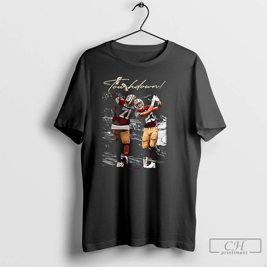 Classic Trent And Christian Snow Wash Touchdown T Shirts