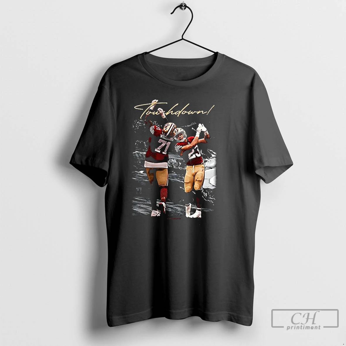 Classic Trent And Christian Snow Wash Touchdown T Shirts