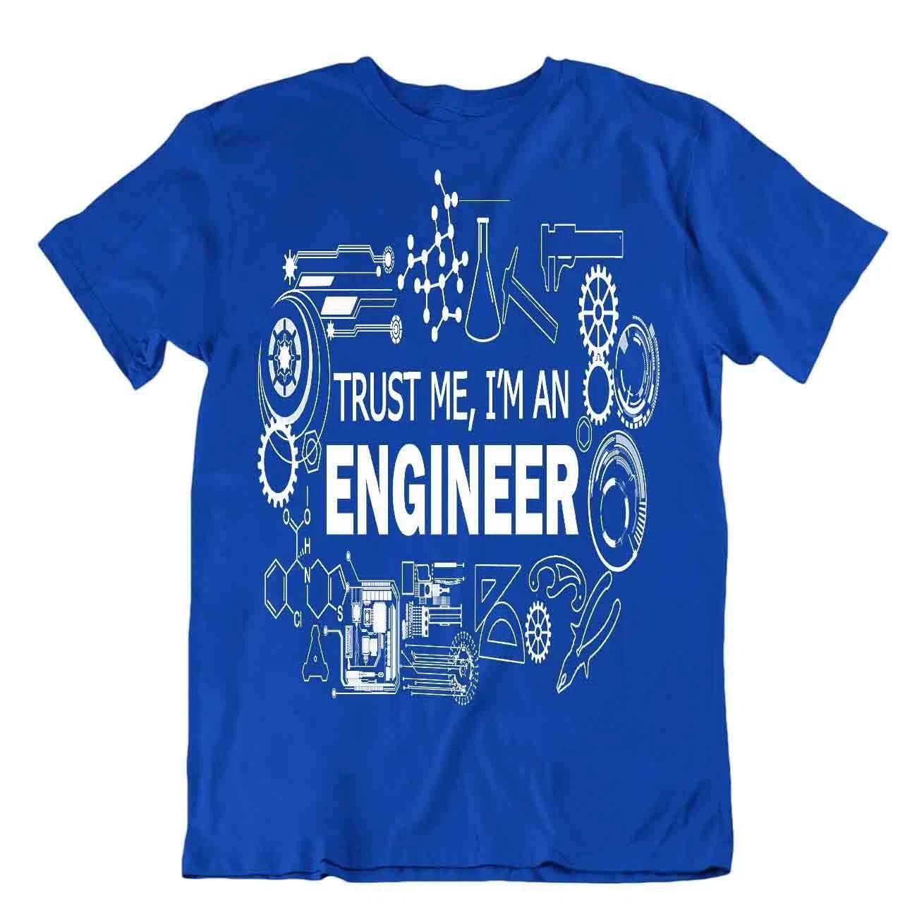 Engineer Science Humor T-Shirt Stylish Design Shirts Nerd Slogen Tee