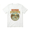 Vintage River Adventurer T-Shirt Kayak Canoe Retro Outdoor Graphic Tee Men Women