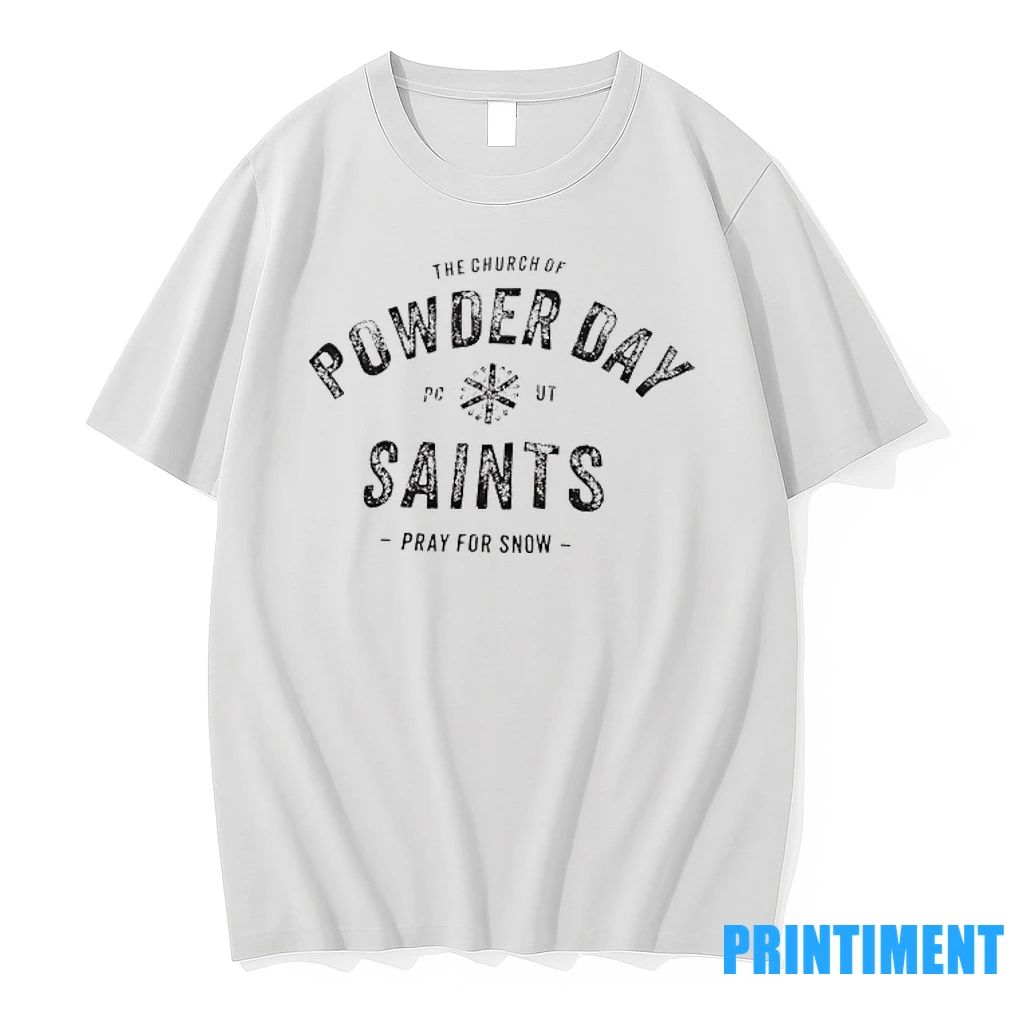 The Church Of Powder Day Saints Pray For Snow Tshirts Sweater