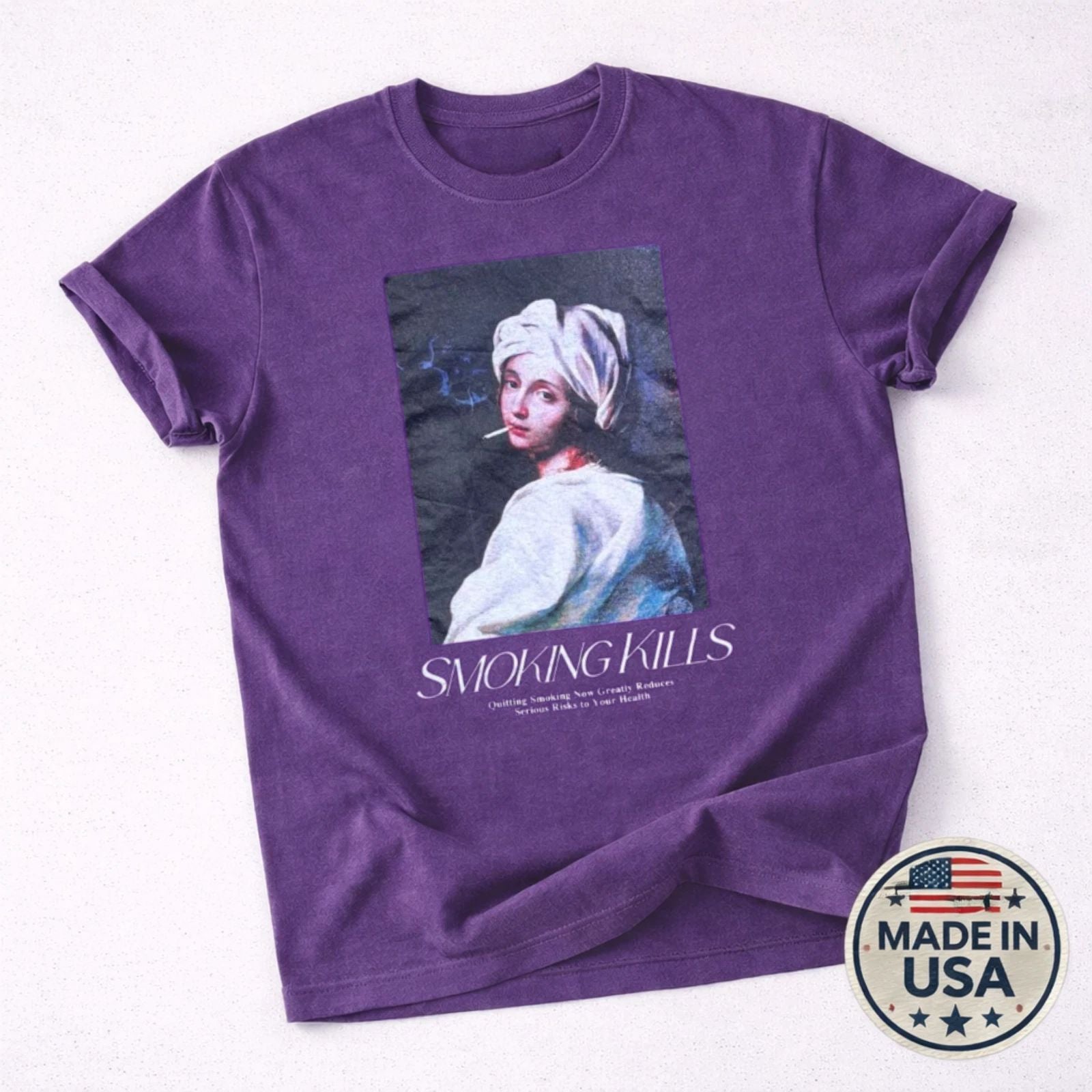 Vintage Angel Aesthetic Graphic T-Shirt Retro Art Classic Portrait Tee