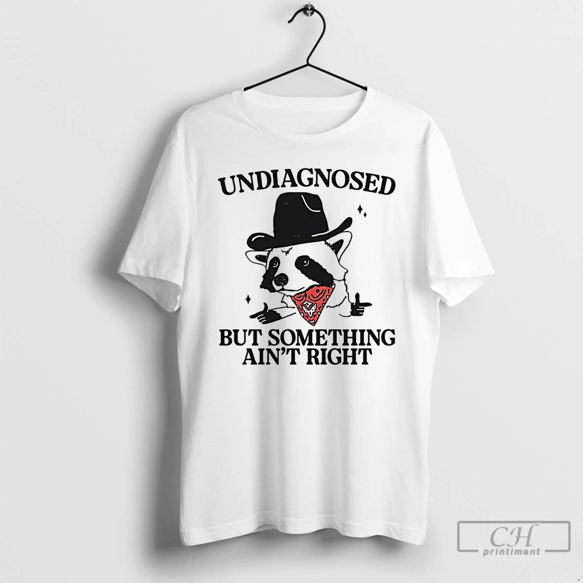 Classic Cowboy Raccoon Undiagnosed But Something Aint Right T Shirts