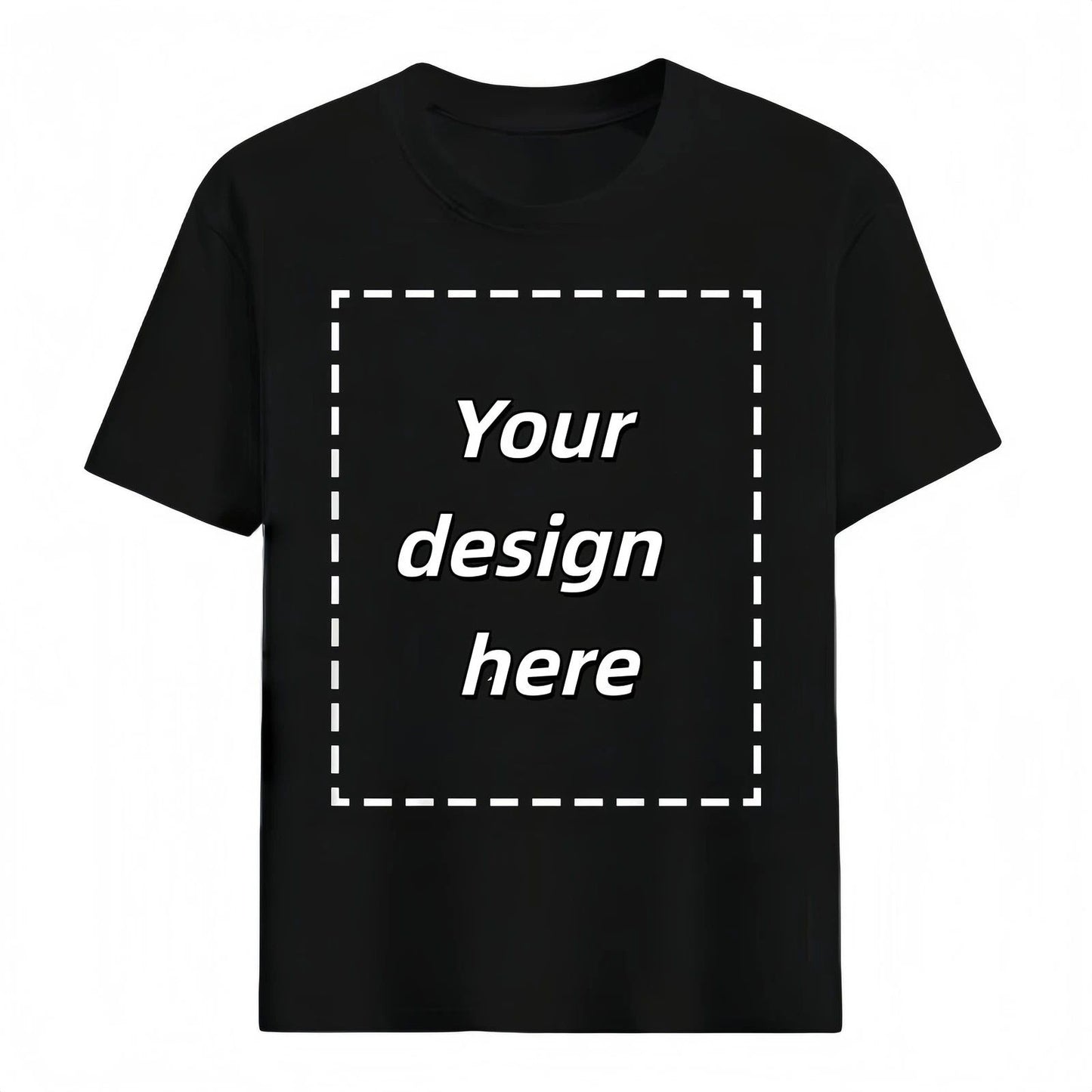 Customized design of name pattern text, can be printed on both front and back.