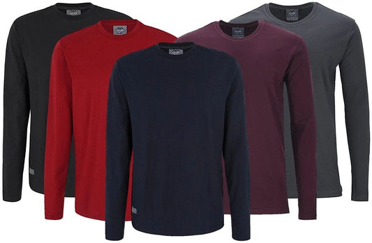 Plus Size Basic Long Sleeve T-Shirt MAPLE SPORTSWEAR 5 Colours