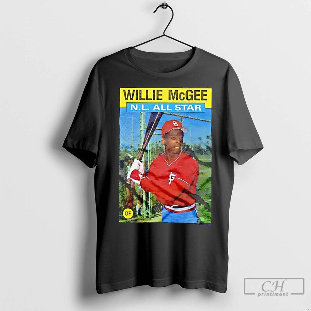 Premium Nl Mvp Of 1986 Topps Baseball Willie Mcgee Cardinals Graphic
